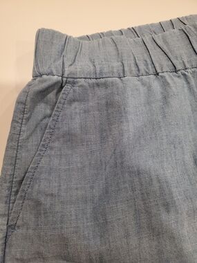 J.crew Chambray Pull On Shorts